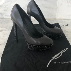 🔥Brian Atwood Platform Studded Heels